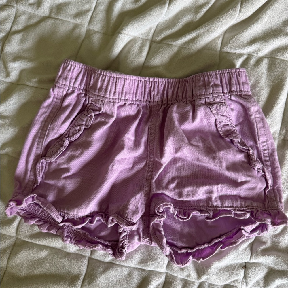 Crewcuts Light Purple Elastic Waist Shorts